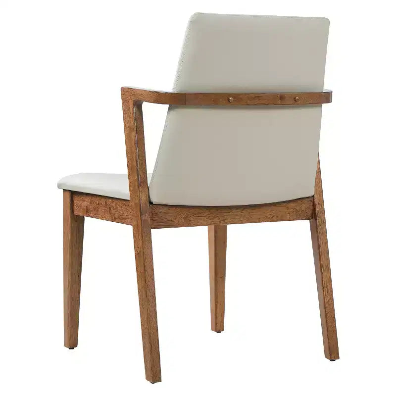 Christopher Knight Home Chaiwat Sedie da pranzo moderne imbottite in legno di gomma con schienale