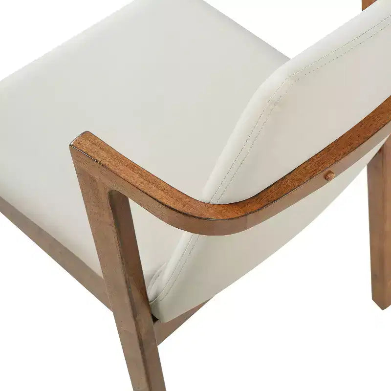 Christopher Knight Home Chaiwat Sedie da pranzo moderne imbottite in legno di gomma con schienale