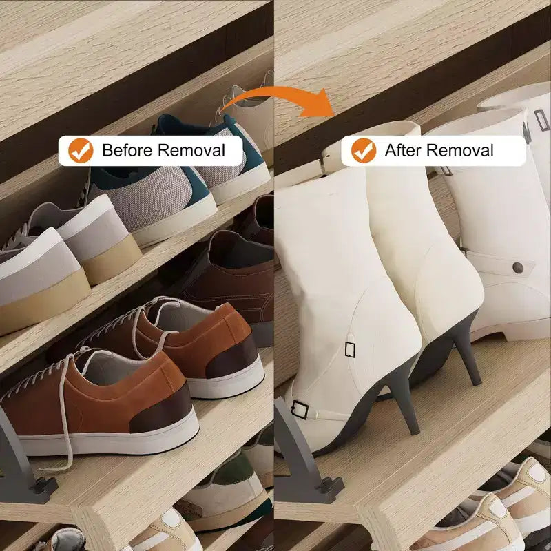 Acekool Scarpiera a 3 Ante a Ribalta con Ripiani Regolabili, Mobile Scarpiera Salvaspazio per Ingresso