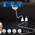 Mobile Porta Giradischi da 39,5" con Stazione di Ricarica, Contiene Oltre 350 Vinili, Mobile Moderno in Legno con Ripiani Aperti, per Soggiorno/Ufficio
