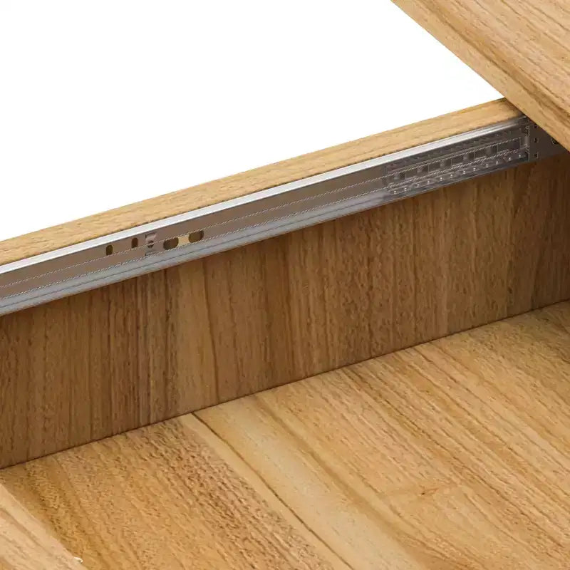 GDFStudio Aditi Tavolo da Pranzo Estensibile 55.11 - 70.86 Moderno con Base a Piedistallo a Strisce