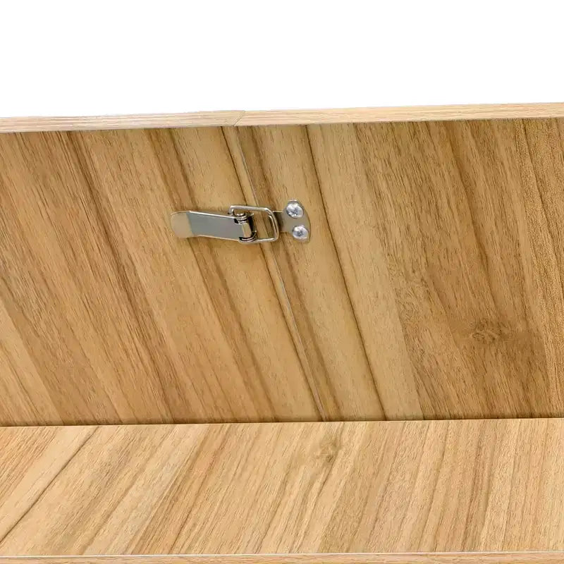 GDFStudio Aditi Tavolo da Pranzo Estensibile 55.11 - 70.86 Moderno con Base a Piedistallo a Strisce