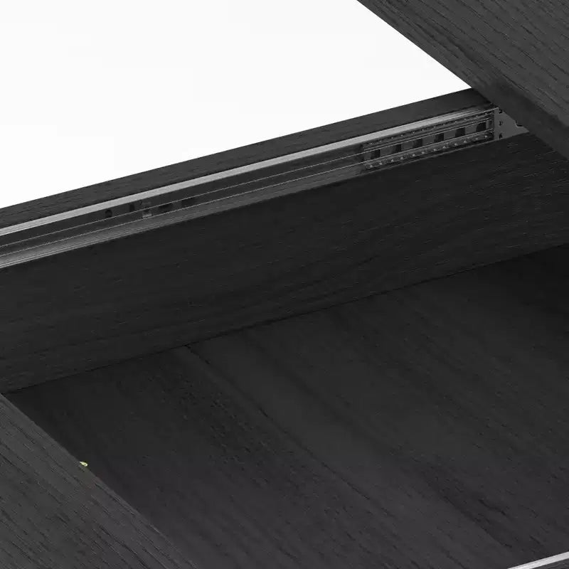 GDFStudio Aditi Tavolo da Pranzo Estensibile 55.11 - 70.86 Moderno con Base a Piedistallo a Strisce