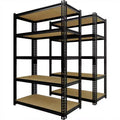 29.5 W 5-Tier Metal Storage Rack, Heavy Duty Adjustable Garage Shelving Unit, 2000 lb Capacity Utility Organizer Shelf