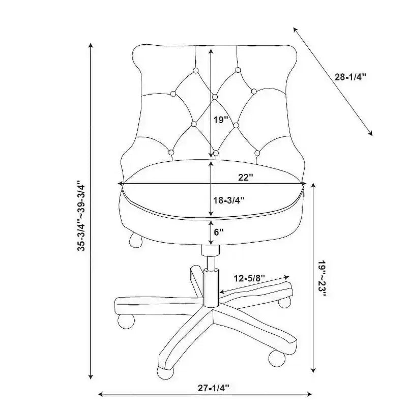 Sedie da ufficio ergonomiche HomeStock