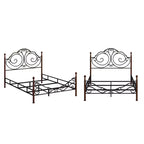 Letto matrimoniale Versailles - ciliegio - iNSPIRE Q