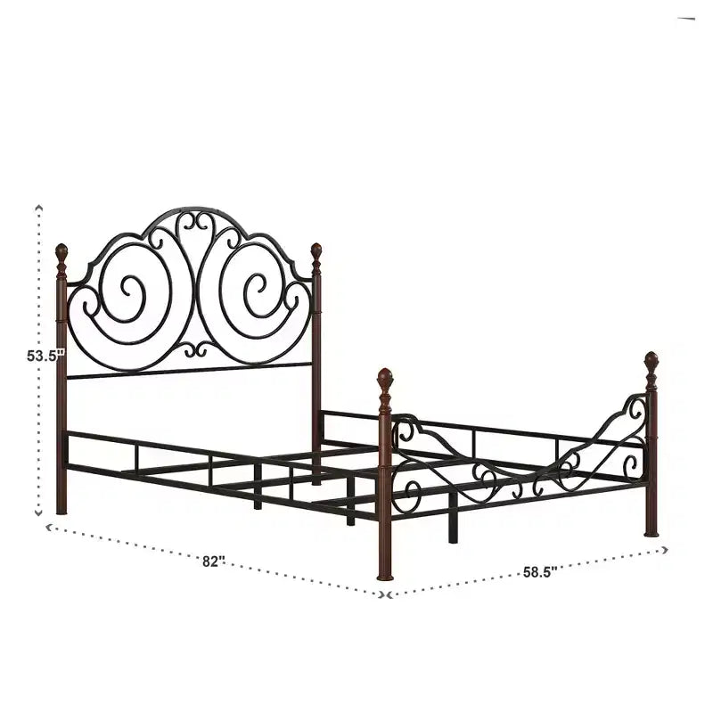 Letto matrimoniale Versailles - ciliegio - iNSPIRE Q