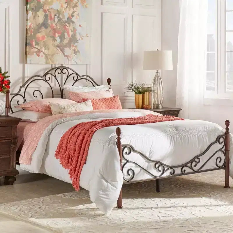 Letto matrimoniale Versailles - ciliegio - iNSPIRE Q