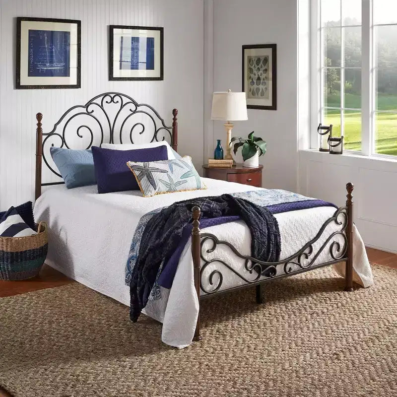 Letto matrimoniale Versailles - ciliegio - iNSPIRE Q