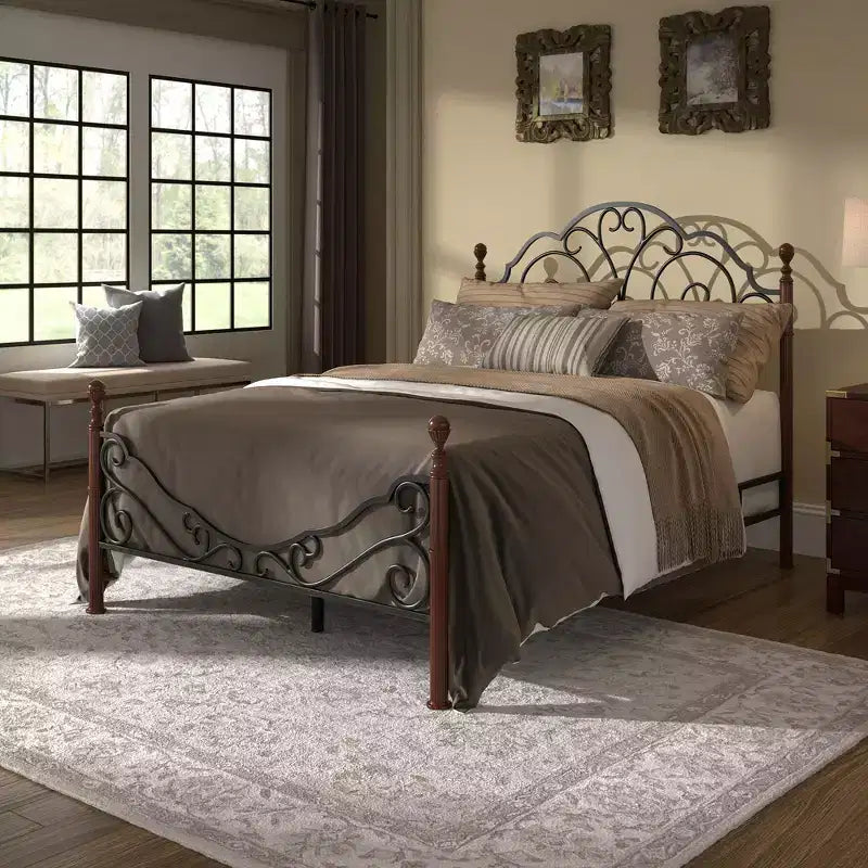Letto matrimoniale Versailles - ciliegio - iNSPIRE Q