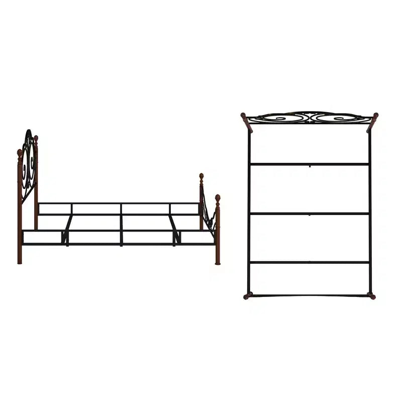 Letto matrimoniale Versailles - ciliegio - iNSPIRE Q