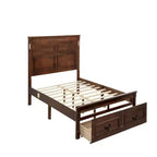 Struttura Letto a Baldacchino Clihome con Testiera Alta, Cassetti Portaoggetti e Luci a LED (Queen/King)