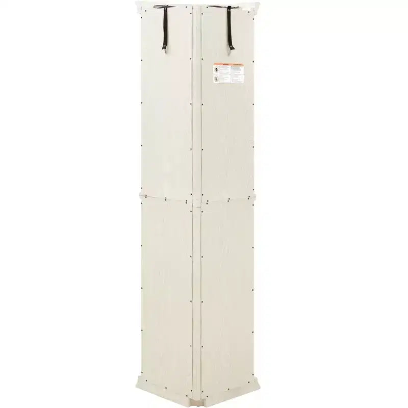 MAYEERTY Mobile Angolare da Salotto MDF+Vetro Temperato Scaffali Regolabili Salvaspazio