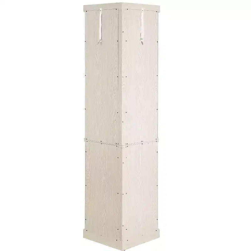 MAYEERTY Armadietto portaoggetti per bagno MDF+impiallacciatura in legno 1 anta 1 cassetto Impermeabile