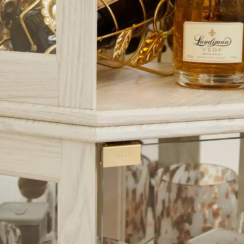 MAYEERTY Armadietto portaoggetti per bagno MDF+impiallacciatura in legno 1 anta 1 cassetto Impermeabile