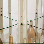 MAYEERTY Armadietto portaoggetti per bagno MDF+impiallacciatura in legno 1 anta 1 cassetto Impermeabile