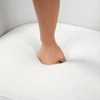 GDFStudio Winnie Poltroncina Girevole Moderna con Struttura in Legno e Gambe in Metallo