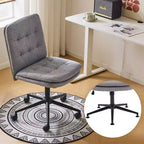 Sedia da ufficio senza braccioli Karl Home con ruote