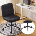 Sedia da ufficio senza braccioli Karl Home con ruote