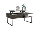 Tavolino da caffè sollevabile Juvve, con un ripiano, finitura Carbon Espresso / Onyx, marca Fun little toys