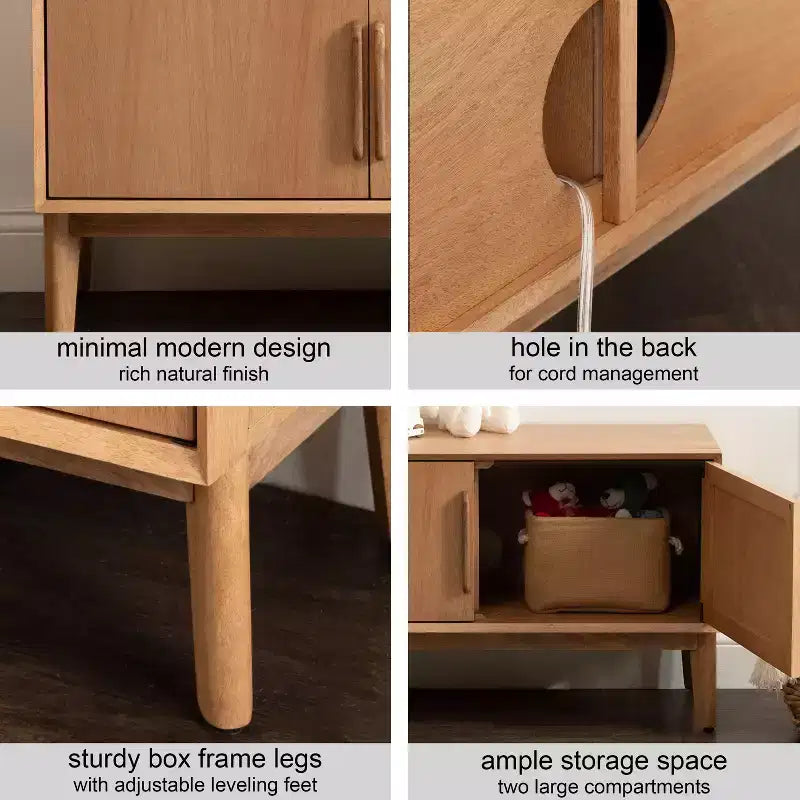 Mobile TV in legno Kate e Laurel McCutcheon