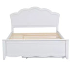 FAMYYT Letto a Piattaforma Queen Size con Rotelle Singole, Facile Montaggio