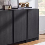 Credenza Buffet con Mobile Contenitore, Tavolo Buffet da 66" con 4 Ante, Credenze e Buffet Moderni per Cucina, Sala da Pranzo, Soggiorno