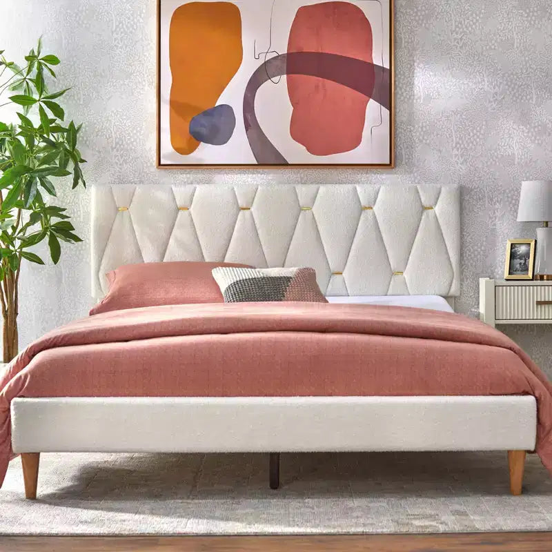 Lifestorey Vivienne Boucle Letto matrimoniale