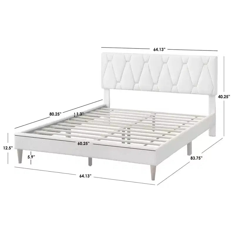 Lifestorey Vivienne Boucle Letto matrimoniale