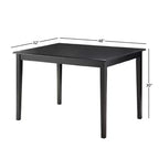 Salido Dining Set - 5 pezzi - Vinile nero - iNSPIRE Q