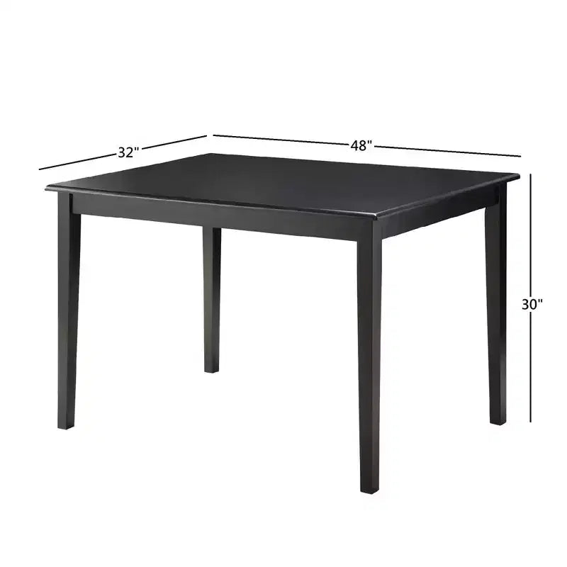 Salido Dining Set - 5 pezzi - Vinile nero - iNSPIRE Q