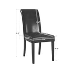 Salido Dining Set - 5 pezzi - Vinile nero - iNSPIRE Q
