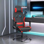 vidaXL Sedia da Gaming Nera e Crema in Poliestere Rettangolare