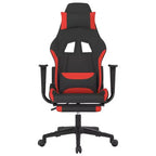 vidaXL Sedia da Gaming Nera e Crema in Poliestere Rettangolare