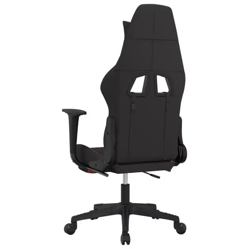 vidaXL Sedia da Gaming Nera e Crema in Poliestere Rettangolare