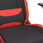 vidaXL Sedia da Gaming Nera e Crema in Poliestere Rettangolare