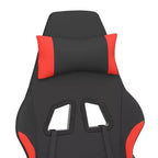vidaXL Sedia da Gaming Nera e Crema in Poliestere Rettangolare