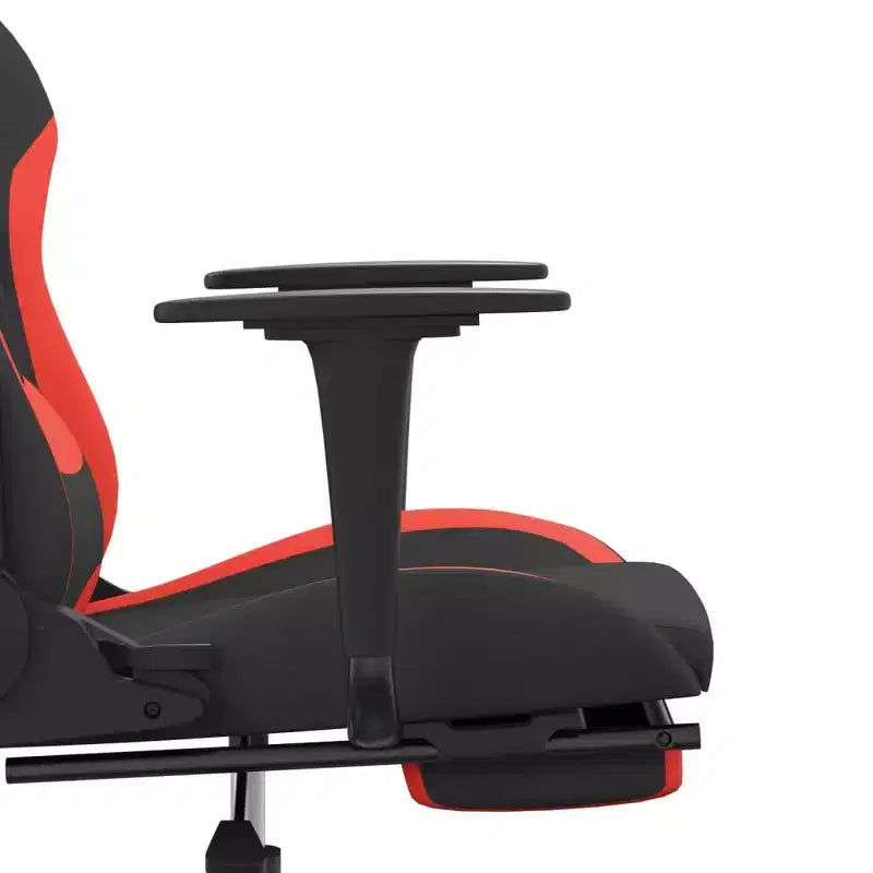 vidaXL Sedia da Gaming Nera e Crema in Poliestere Rettangolare