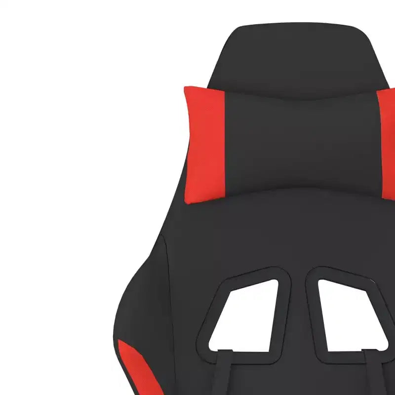 vidaXL Sedia da Gaming Nera e Crema in Poliestere Rettangolare