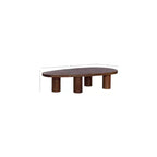 Meridian Furniture Tavolino da caffè Beekman in legno massello di rovere