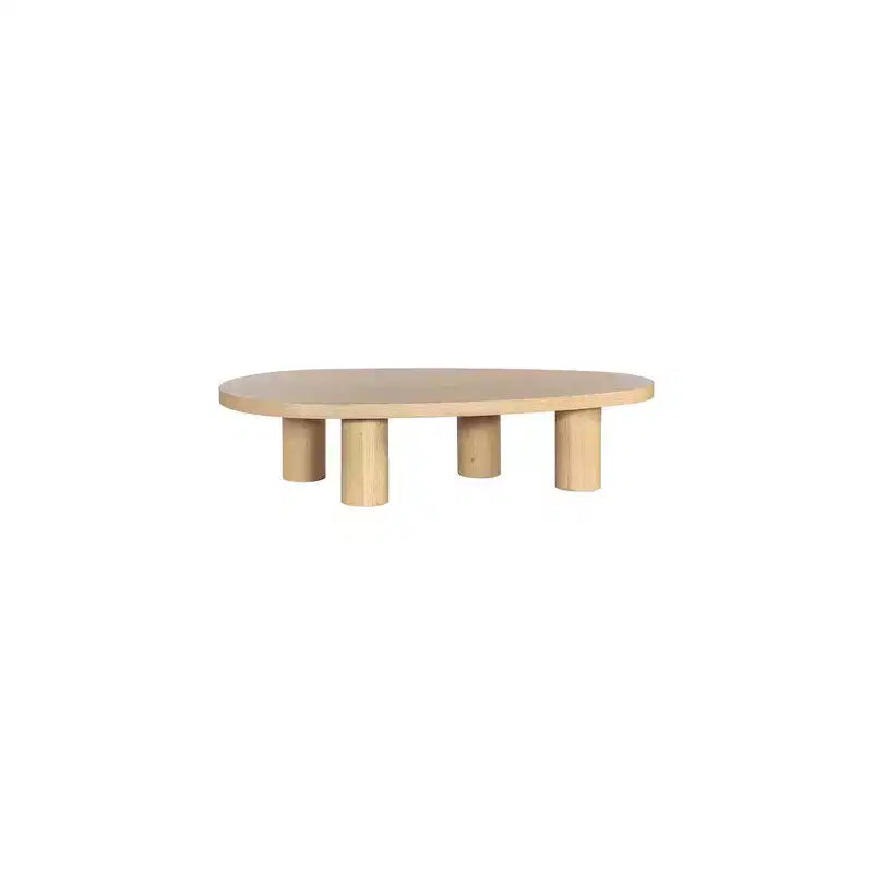 Meridian Furniture Tavolino da caffè Beekman in legno massello di rovere