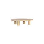Meridian Furniture Tavolino da caffè Beekman in legno massello di rovere