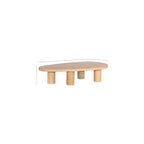 Meridian Furniture Tavolino da caffè Beekman in legno massello di rovere