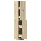 vidaXL Apothecary Cabinet Sonoma oak Engineered wood Tall