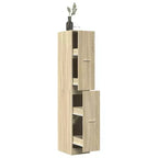 vidaXL Cassettiera farmacia rovere Sonoma legno ingegnerizzato Alta