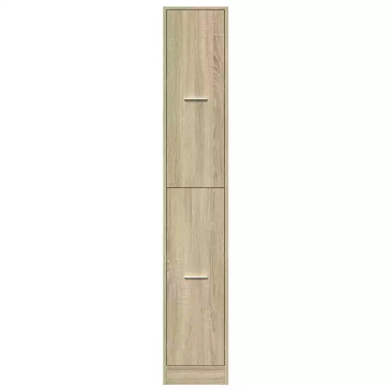 vidaXL Cassettiera farmacia rovere Sonoma legno ingegnerizzato Alta