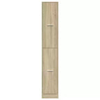 vidaXL Cassettiera farmacia rovere Sonoma legno ingegnerizzato Alta