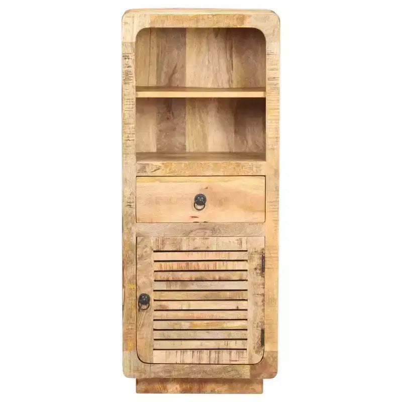 vidaXL Credenza 45x32x110 cm in Legno Massello di Mango Grezzo