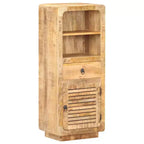 vidaXL Credenza 45x32x110 cm in Legno Massello di Mango Grezzo