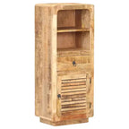 vidaXL Credenza 45x32x110 cm in Legno Massello di Mango Grezzo